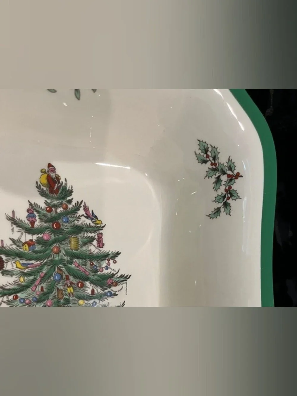 Vintage Spode Christmas Tree 9.5